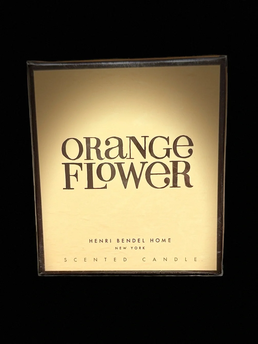 *NIB*HENRI BENDEL HOME NEW YORK Scented Candle, Orange Flower - 10 oz.